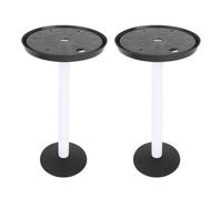 Aumotop Rehausseur de Pot Réglable, Grand Récipient de Fleurs pour Plantes avec Trou de Drainage, Remplissage de Jardinière pour Pot Intérieur, Compatible avec Différentes Tailles (Noire)