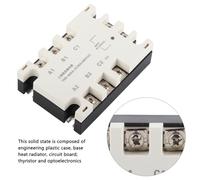 Aumotop Relais à Semi-conducteurs AC AC Antidéflagrant TSR- 40AA H SSR, Performances Stables pour Feux de Circulation