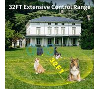 Aumotop Répulsif à Ultrasons pour Chiens, Dispositif Anti-aboiement Efficace pour L'intérieur et L'extérieur, Entraîneur Portable Chiens de Toutes Tailles, Dissuasion des Aboiements Rechargeable la