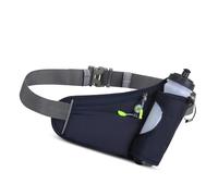 Aumotop Sac de Ceinture D'hydratation, Sac de Taille étanche avec Cordon Serrage Réglable pour Hommes et Femmes, Randonnée, Marche (Bleu foncé)