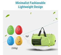 Aumotop Sac Fourre-Tout de Sport Pliable élégant, Sac de Sport en Nylon pour Voyager, Homme et Femme, Imperméable, Week-End à Bandoulière pour Voyage, Bleu Royal, Noir, 26,7 X 47,2 X 26,4 Cm (Vert)