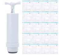 Aumotop Sacs de Scellage Sous Vide à Filament Résistant à l'humidité, avec Extracteur de Pompe Air, pour le Stockage étanche l'humidité des Pièces D'imprimante 3D, 20 Pièces