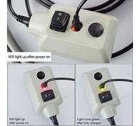 Aumotop Seau d'eau Pliable, Douche de Camping Portable - Pommeau de Douche Rechargeable pour Voyager - Pratique et Léger - Convient pour Les Aventuriers/campeurs (Bleu/Orange) (Bleue)