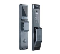 Aumotop Serrure de Porte Intelligente avec Application Caméra, Déverrouillage à Distance, Gris Aluminium, pour Maisons et Appartements (Judas)