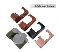 Aumotop Support D'Appareil Photo de Haute qualité avec Poignée pour Appareil Photo XS20/X-S20, fonctionnalité Pratique et Fixation Sécurisée, Noir/Marron/café/Vert/Rose, Parfait pour la (Café)