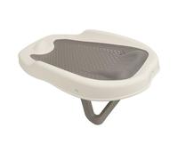 Aumotop Support de Bain Pliable en Forme de Cœur pour bébé, Maille Creuse, Support Baignoire pour bébé, une Heure Bain Confortable, Conception Universelle (Gris)