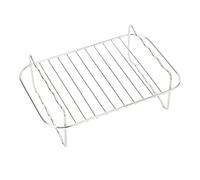 Aumotop Support de Friteuse, Support Multicouche Rectangulaire en Acier Inoxydable, Accessoires de Friteuses à Double Panier DZ201 401 Autocuiseur pour Cuisine d'hôtel à Domicile