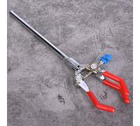 Aumotop Support de Laboratoire, Support de Pince pour Tube, Pince D'extension à Trois Broches pour Fournitures Laboratoire Chimie, Manchon Antidérapant en Alliage Zinc, Réglable Objets Circulaires