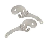 Aumotop Support de Montage de Projecteur Remplacement chromé Durable pour Mini R50 R52 R53 Angle Réglable pour Montage Phare Antibrouillard, 2 Pièces Pièces Automobiles