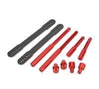 Aumotop Support de Montage en Coque RC, Pièce en Alliage D'aluminium et | Haute résistance, matériaux légers, installation facile, bon équilibre, compatible avec les modèles SCX10, 1/10 RC
