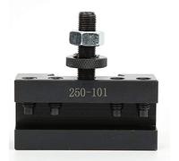 Aumotop Support de Poteau D'outil de Tour 250 - 101, Outils Tournage CNC 3/16 Pouces-1/2 Pouces pour des Changements D'outils Rapides et une Fixation Sécurisée (250-101)