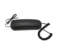 Aumotop Téléphone Mural de Style Ancien, Téléphone Filaire de Conception Compacte pour Hôtel Bureau à Domicile, Fixe Recomposition Muet ABS pour Bureau ou Montage Mural