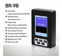 Aumotop Testeur De Rayonnement Nucléaire Compteur Geiger À Affichage Numérique Portatif Avec Large Plage De Mesure - Noir / 57 * 43mm / 1pc