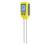Aumotop Testeur de Sol Numérique LCD 4 en 1, Testeur Complet de Mesure la Température L'azote, du Phosphore et du Potassium pour les Jardins Domestiques et les Plantes en Pot