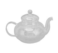 Aumotop Théière en Verre avec Infuseur Amovible, Théière en Verre de 680 Ml Résistante à la Chaleur, Bouilloire à thé Transparente pour Brassage de Fleurs Feuilles, pour la Maison, l'appartement,