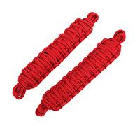 Aumotop TJ 1997-2006 Corde de Restriction de Porte Accessoire Pratique, en Tissu Oxford, 2 Pièces, pour Les Amateurs Voitures (Rouge)