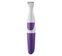 Aumotop Tondeuse à Cheveux Portable Violette pour Femme, Tondeuse électronique ABS avec Design Lavable pour Ligne de Bikini, Violet, 6,6 X 0,8 Pouces