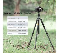 Aumotop Trépied D'appareil Photo : Portable, Multifonctionnel, 172 Cm Hauteur pour Une Utilisation en Voyage