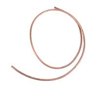 Aumotop Tuyau de Tube en Cuivre Souple de 2 M pour Réfrigérateur et Climatiseur, Bobine Tube en Cuivre Résistant aux Hautes Températures pour 10 Mm OD / 8 Mm ID, Matériau C1100 T2, adapté aux