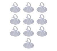 Aumotop Ventouse de Verre de Voiture, Ventouse Pare-brise Durable avec Anneau Traction pour Panneau Solaire, PVC Transparent 10 Pièces