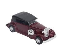 Aumotop Voiture Classique Vintage, Jouet à Tirer en Alliage Rétro | Taille compacte, design authentique, valeur éducative, idéal pour l\'affichage