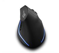 Aumotop ZELOTES F-35B Souris de Jeu Fil à Trois Modes pour Les Utilisateurs D'ordinateurs Portables, Souris Verticale Ergonomique avec 3 Vitesses DPI, Adaptée au Bureau et aux Jeux