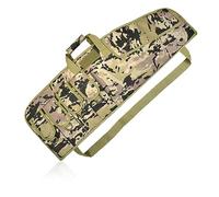 AUMTISC Ensemble de fusils ar15 avec étuis tactiques et 5 sacs de fusils lourds pour le stockage sportif et le transport sur le terrain de tir de chasse (camouflage, 36 pouces)