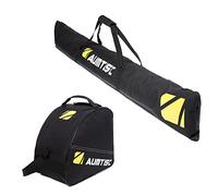 AUMTISC Housse Ski Rembourrée, Sac de Ski et Chaussures avec Longueur Réglable jusqu'à 200 cm - Parfait pour Skis, Bottes et Casques