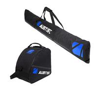 AUMTISC Housse Ski,Sac Ski - Sac de Ski et Chaussures avec Longueur Réglable jusqu'à 200 cm - Parfait pour Skis, Bottes et Casques