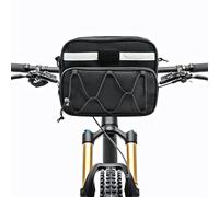 AUMTISC Sac à Guidon Avant 7L,Sac à vélo à Garder avec Ceinture d'épaule pour Moto de Montagne de Course (Noir)