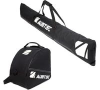 AUMTISC Sac de ski et sac à chaussures de ski réglable en longueur jusqu'à 200 cm pour 1 paire de chaussures de ski et de ski