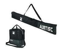 AUMTISC Sac De Ski Et Sac De Bateau CombinéS Et RembourréS pour 1 Paire De Chaussures De Ski Sac De Ski avec Longueur RéGlable Jusqu'à 200 Cm