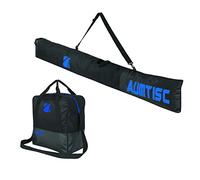 AUMTISC Sac De Ski Et Sac De Bateau CombinéS Et RembourréS pour 1 Paire De Chaussures De Ski Sac De Ski avec Longueur RéGlable Jusqu'à 200 Cm