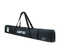 AUMTISC Ski Kit Bags Sac de Sport d'hiver de Voyage Unique Rembourré pour Transporter Les Skis Poche pour équipement avec poignée réglable Noir 185 cm