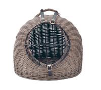 Aumüller Grotte pour Chat / Panier de Transport en Saule , Vintage Gris/Brun -