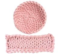 Aumüller Panier Pour Chats Et Lit De Fenêtre Tricot Épais Place De Couchage Rose