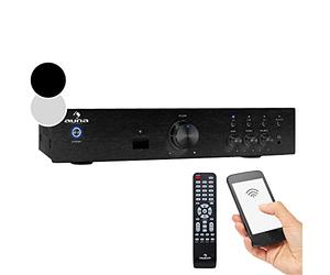 AUNA AV2-CD508BT - Amplificateur HiFi, Ampli Home Cinema, Amplificateurs, 600 Watt de Puissance maximale, Interface Bluetooth, Aux-in, Télécommande - Noir