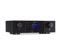 Auna CD-1000 DG, Lecteur CD HiFi, USB, MP3, télécommande, Lecteur CD avec écran LED, récepteur CD Aluminium, Noir