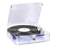 Auna ClearTech - Platine Vinyle Bluetooth, Platine Vinyle avec Enceinte stéréo 33/45/78 TR/Min, Lecteur Vinyle