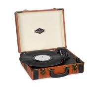 Platine vinyle - AUNA - Jerry Lee BT - Bluetooth - Enregistrement USB - Look rétro marron