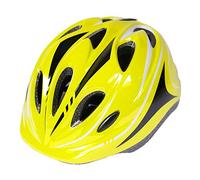 Aunaeyw Casque de sport multi-sport réglable et respirant pour enfants - Casque de vélo ou de skateboard, jaune, taille unique