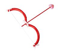 Aunaeyw Cupid Mini nœud Arrow Set Saint Valentin Costume Rouge Cupidon Costume Cosplay Accessoires Photo Accessoires Halloween Fête Performance Fournitures pour Adultes Enfants (Rouge, S)