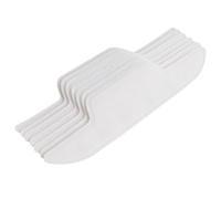 Aundhegrtt 100 PCS Coussinets de Cou Jetables pour et Femmes, Doublures de Cou Ajustées pour Chemises