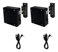 Aundhegrtt 2 Pièces de Serrure Électronique RFID Sans Perçage, Serrure DIY Cachée, pour Armoire en Bois, Tiroir, Casier, Placard.