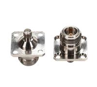 Aundhegrtt 2PCS Connecteur de en Châssis à Flasque SMA vers N Type N 50 Ohm Faible Perte pour Radios WiFi Antenne Coaxiale