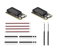 Aundhegrtt 2PCS WiFi Lora 32 V4 Meshtastic Carte de Développement Alimentée par Solaire ESP32S3 SX1262 OLED 0,96 Pouce Réseau Maillé Lora BLE Faible Consommation D'Énergie