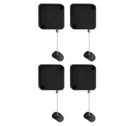 Aundhegrtt 4 Pièces de Télécommande à Distance Tether, Laisse de Télécommande Rétractable avec Verrou de Sécurité et Sangle Ajustable A