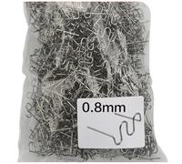 Aundhegrtt 500 Agrafes pour Agrafeuse à Chaud, Kit de Réparation Automobile pour Pare-Chocs et Plastique, Outils de Soudage et de Brasage, 0,8 Mm