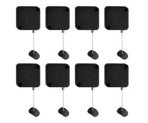 Aundhegrtt 8 Pièces de Télécommande à Distance Tether, Laisse de Télécommande Rétractable avec Verrou de Sécurité et Sangle Ajustable A
