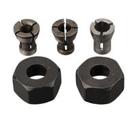 Aundhegrtt Adaptateur de Mandrin à Pince 6 6.35 8 mm avec Écrou pour Machine de Gravure, de Découpe et Meuleuse Angulaire.